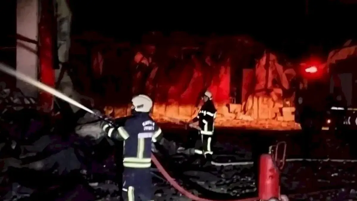Kayseri itfaiyesinden Kırıkkale'ye tam destek
