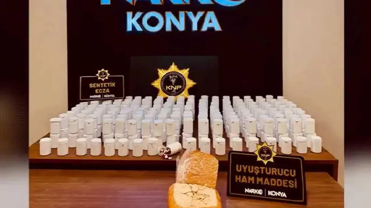 Konya'da uyuşturucu operasyonu: 18 tutuklama