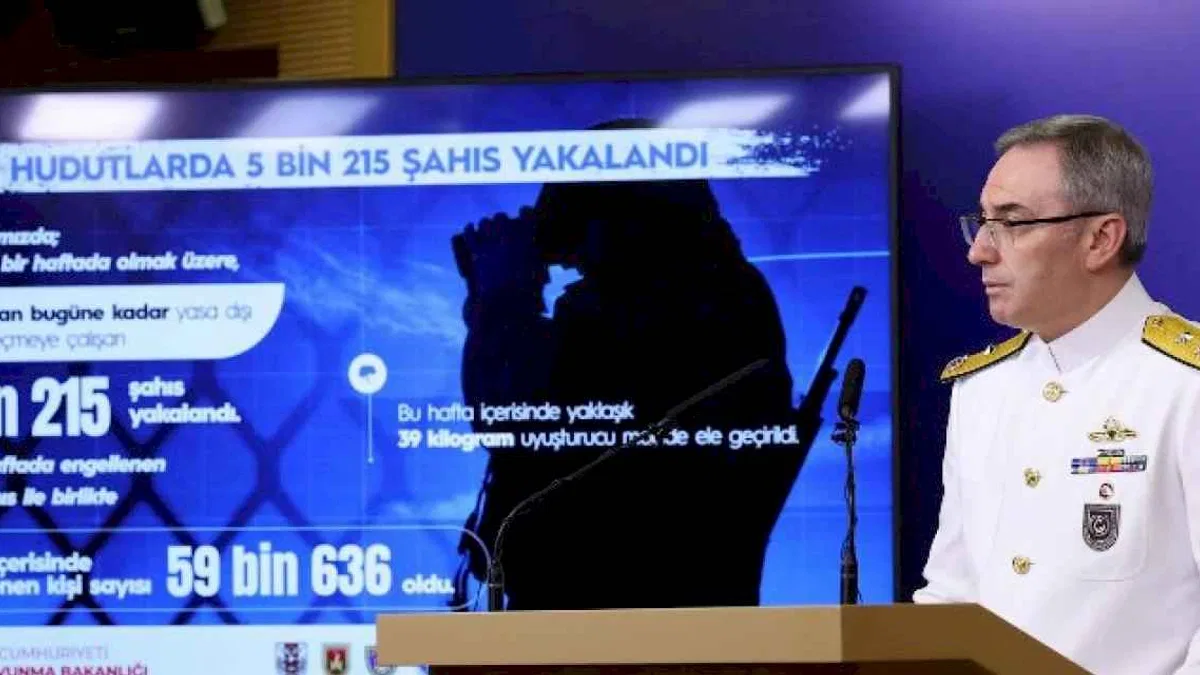 Hudutlarda 5,5 ayda 5 bin 215 şahıs yakalandı