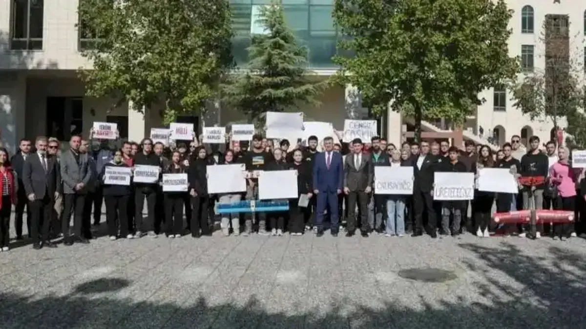 BTÜ öğrencilerinden TUSAŞ’a yapılan terör saldırısına tepki