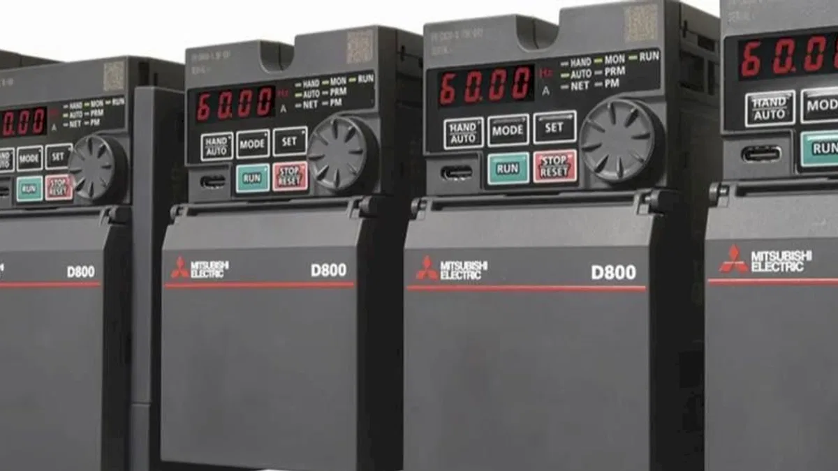 Mitsubishi Electric FR-D800 Serisi İnverterlerini Tanıttı