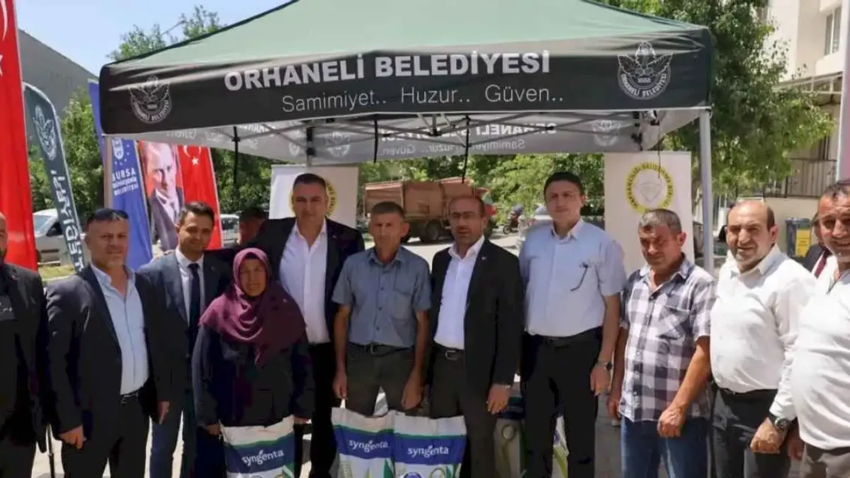 Bursa'nın dağ ilçelerine silajlık mısır tohumu desteği