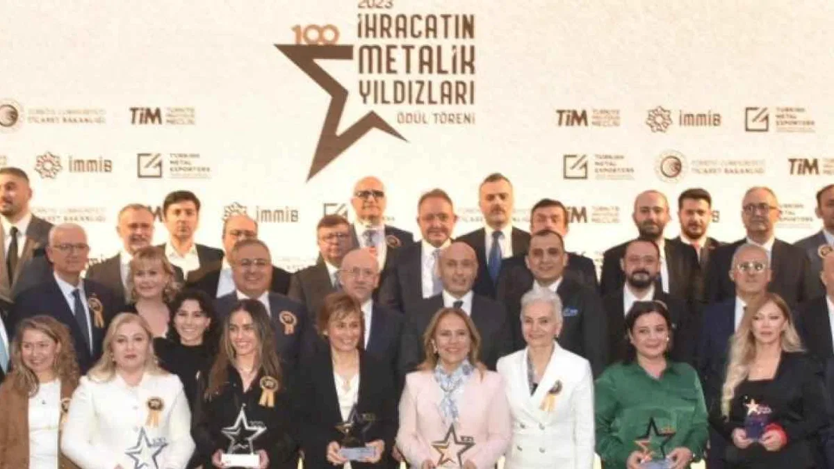 İhracatın 'Metalik Yıldızları' ödüllerine kavuştu