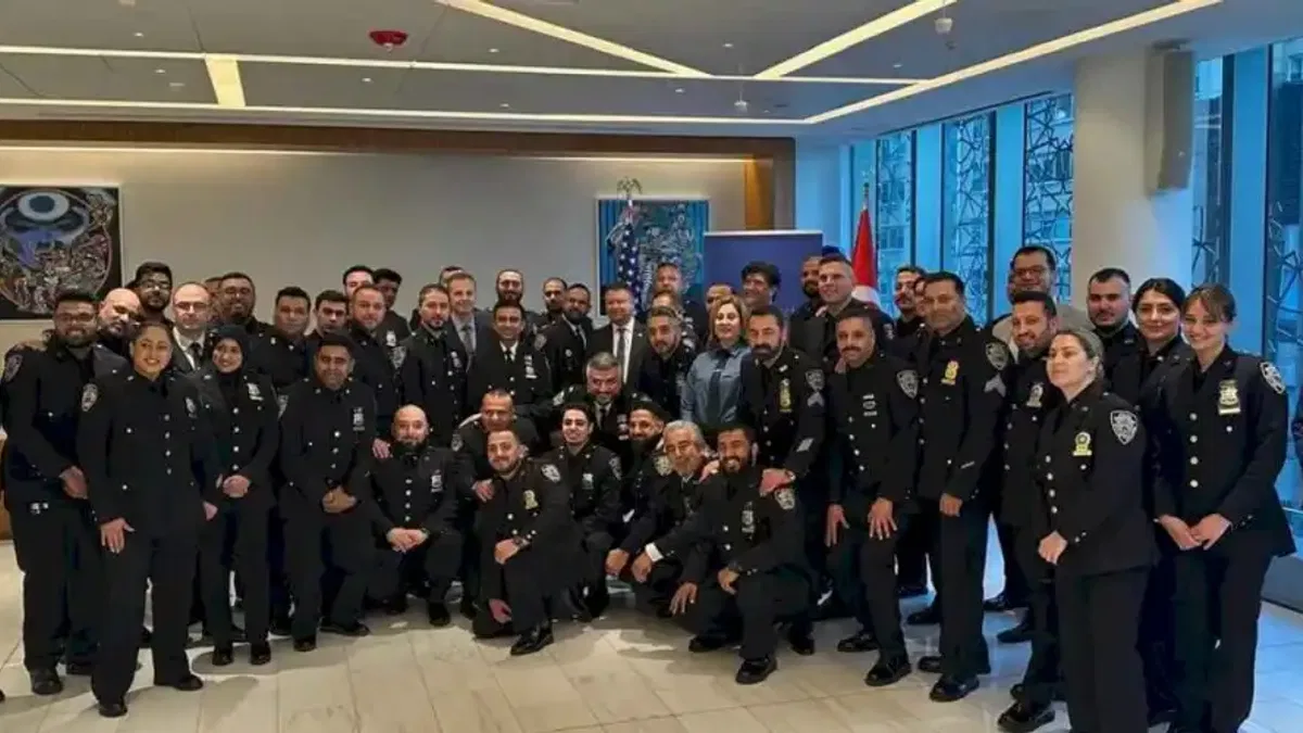New York Türkevi’nde Türk ve Müslüman polisler bir araya geldi