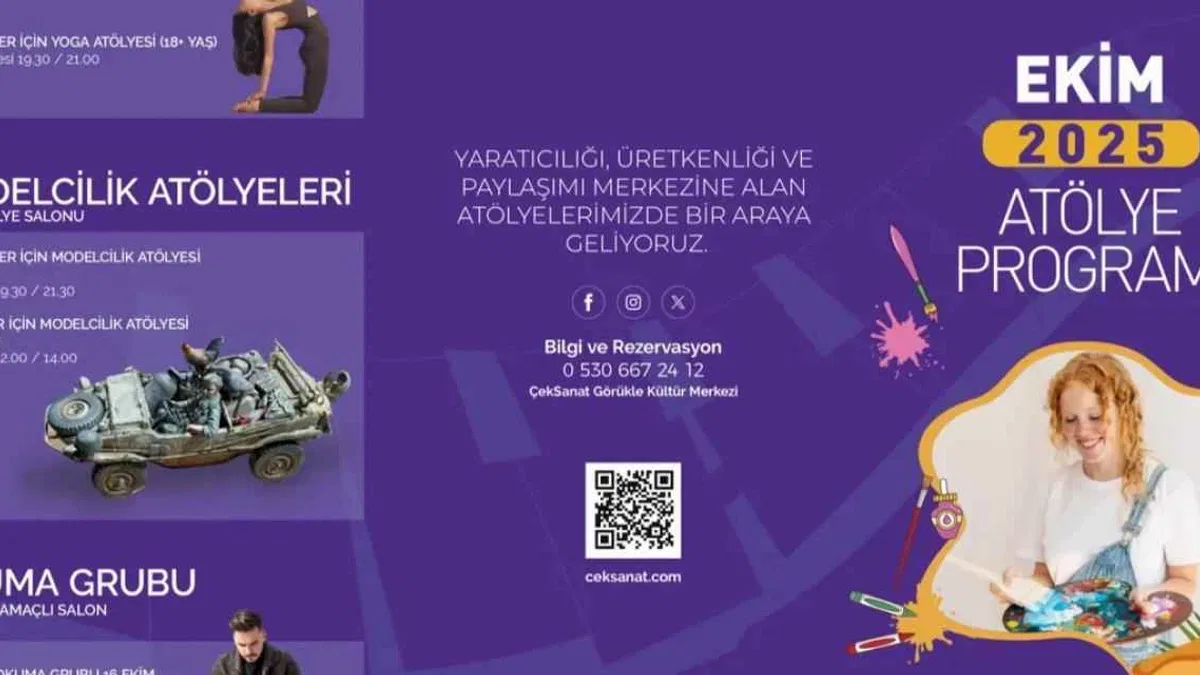 ÇEKSANAT Bursa Görükle Kültür Merkezi sezonu açıyor