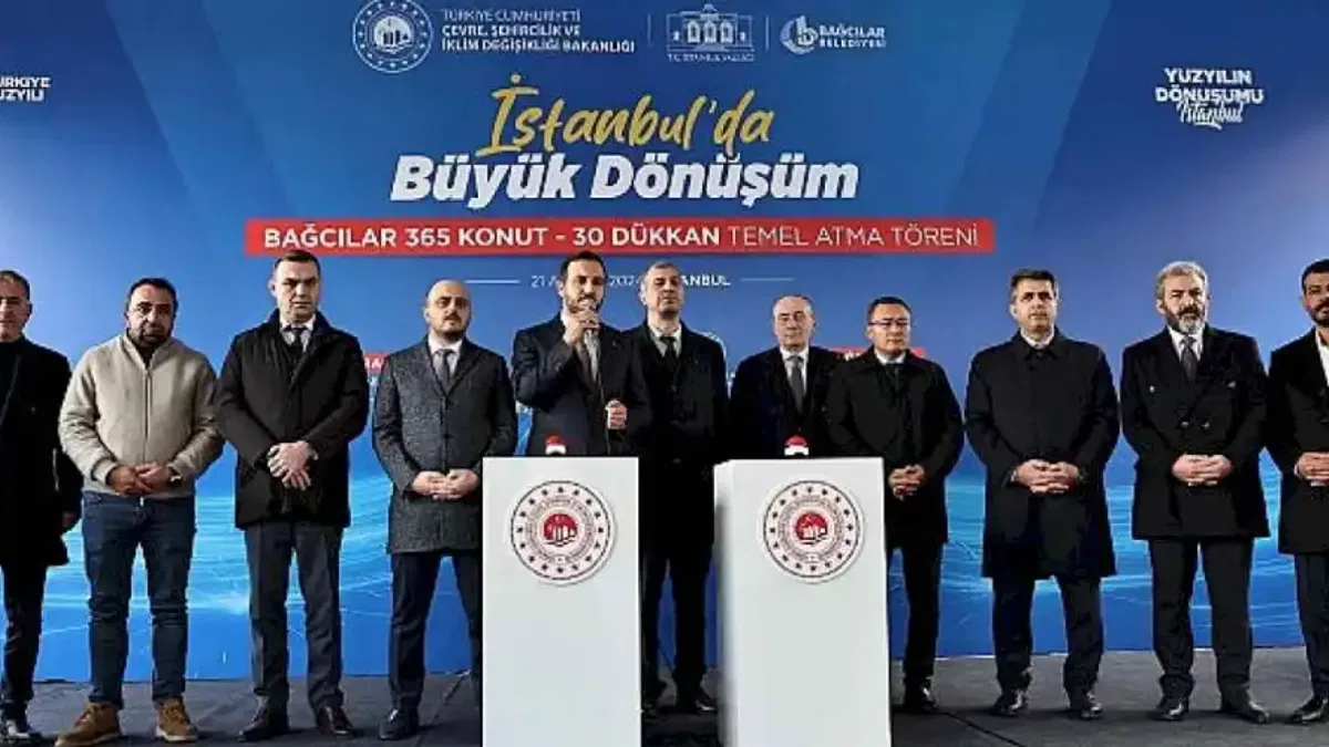 Bağcılar'da Ece Sitesi'nin temeli atıldı