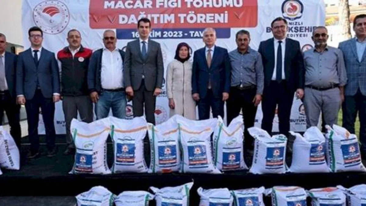 Çiftçiye 146 tonluk Macar fiği desteği