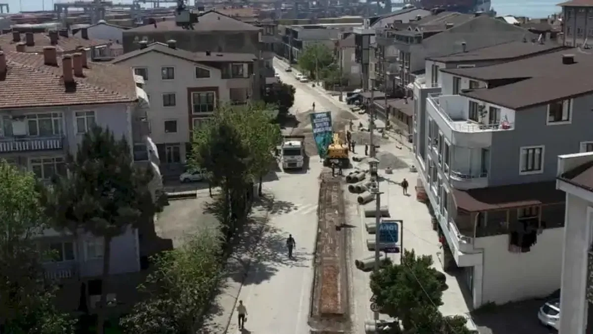 Kocaeli'de 44 Kilometrelik altyapı hamlesi