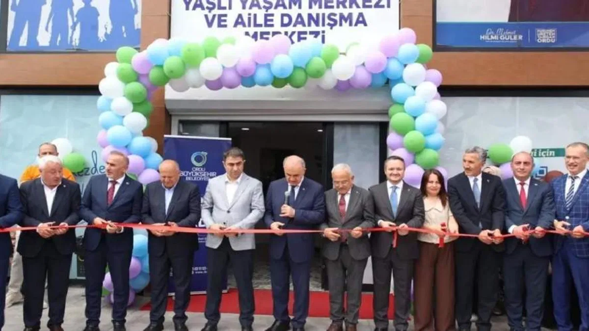 Ordu’da Yaşlı Yaşam Merkezi ve Aile Danışma Merkezi açıldı