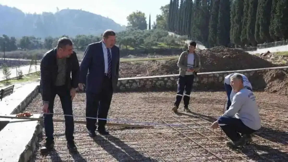 Muğla Milas'ta şehitlik için çalışmalar başladı
