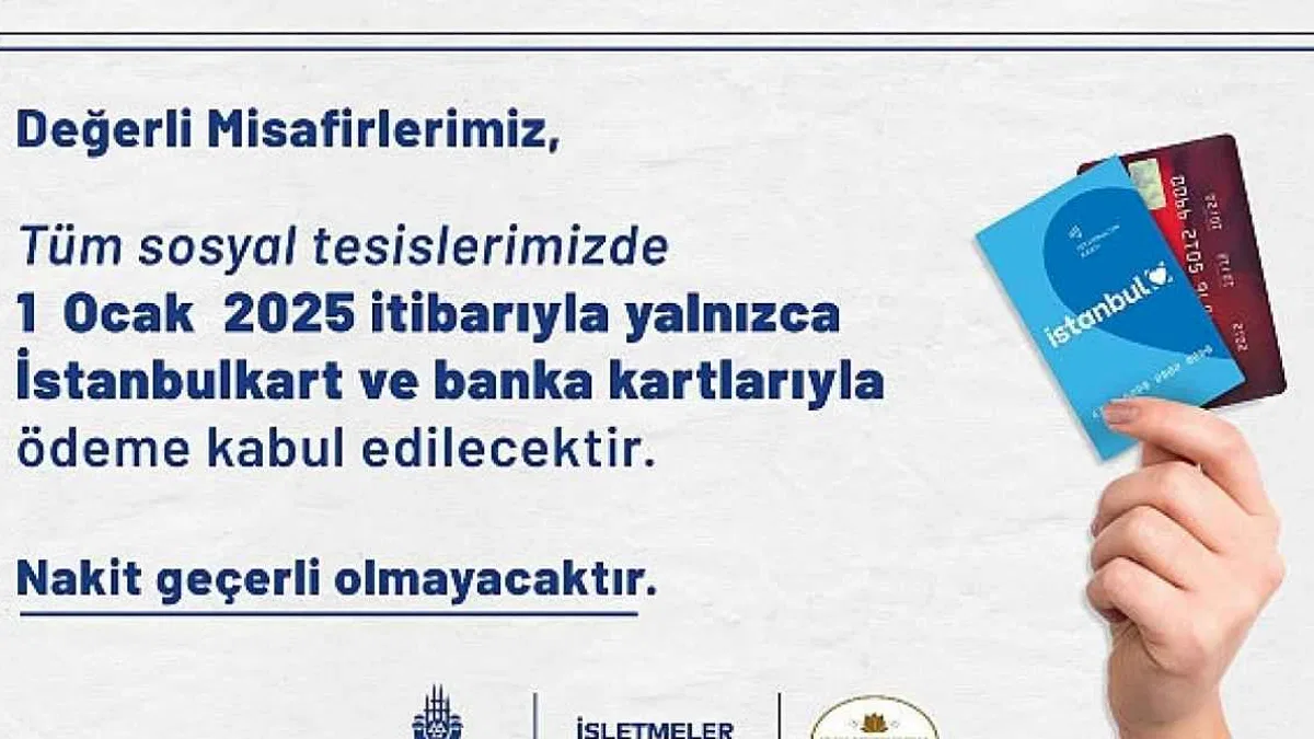 İBB Sosyal Tesisleri ile Beltur'da kartlı ödeme dönemi