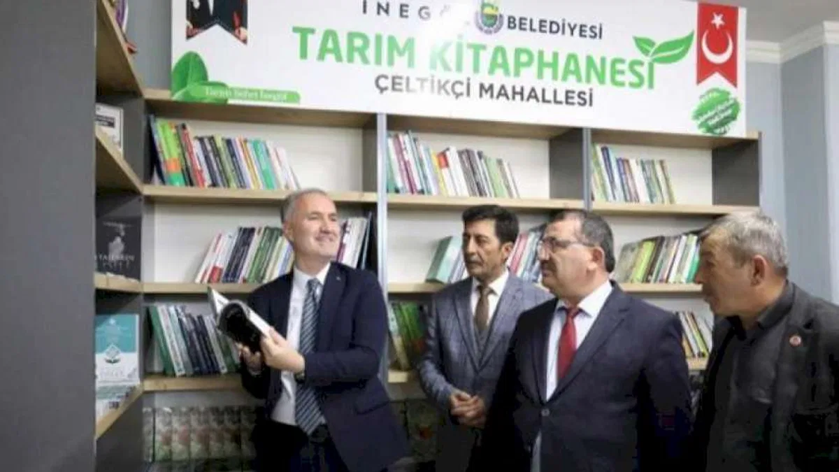 Bursa İnegöl’ün 2. Tarım Kitaphanesi açıldı