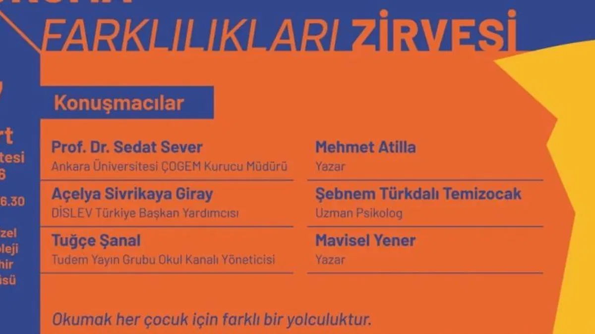 Okuma Farklılıkları Zirvesi 7 Mart’ta İzmir’de gerçekleşiyor
