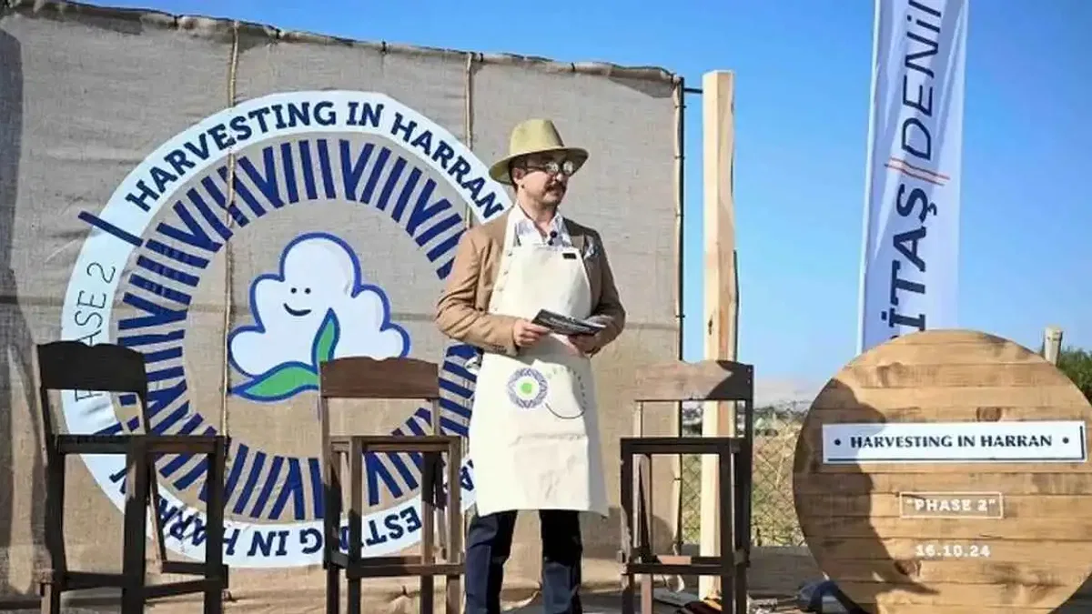 Harran Ovası’nda ikinci rejeneratif pamuk hasadı