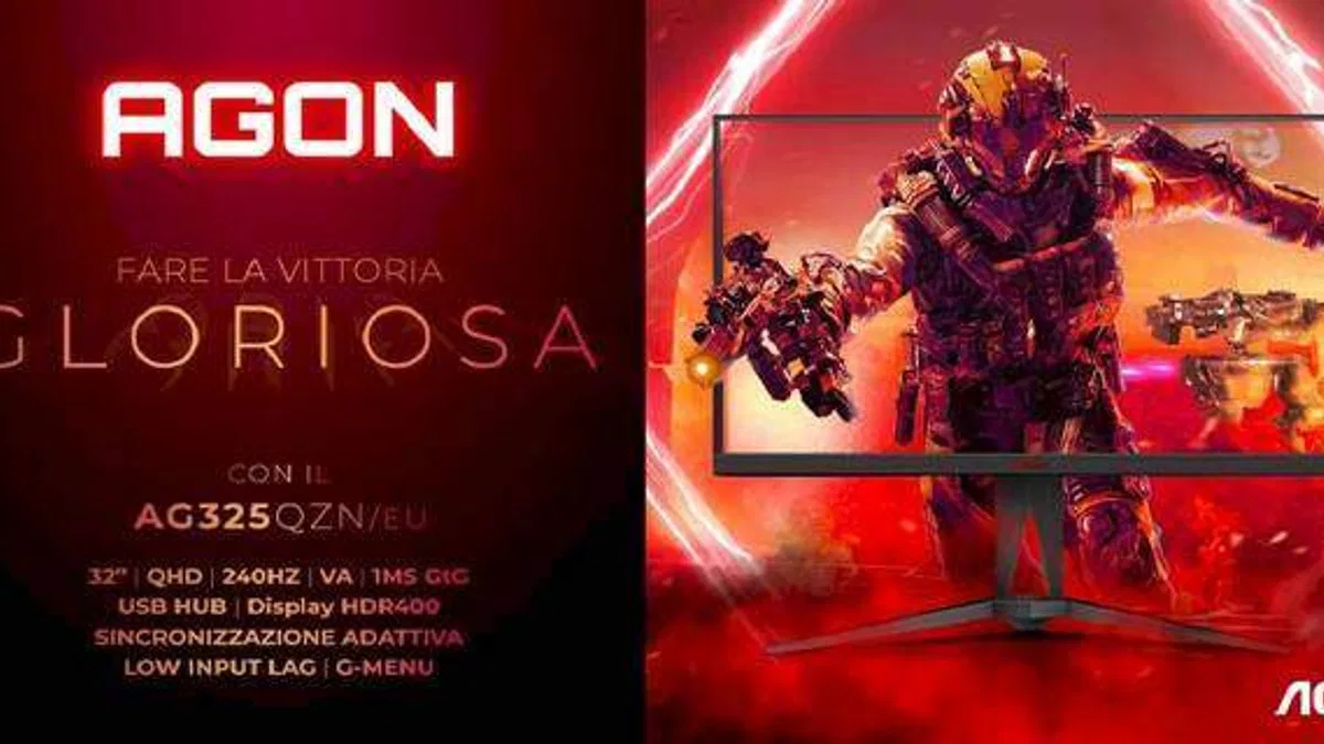 240 Hz ve 2K Panelli AGON by AOC AG325QZN/EU Tanıtıldı
