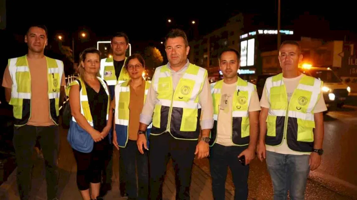 Bursa Büyükşehir’den daha temiz bir Bursa için gece mesaisi