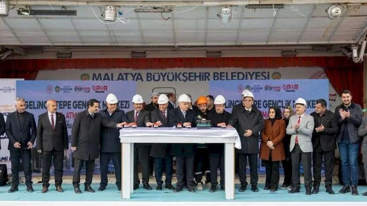 Malatya’da Gelinciktepe Gençlik Merkezi’nin temeli atıldı