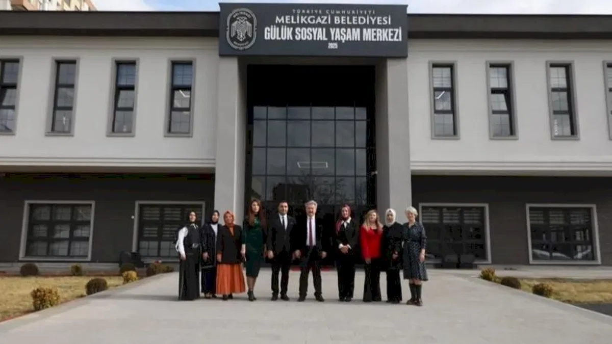 Kayseri Melikgazi'de Gülük'e Sosyal Yaşam Merkezi