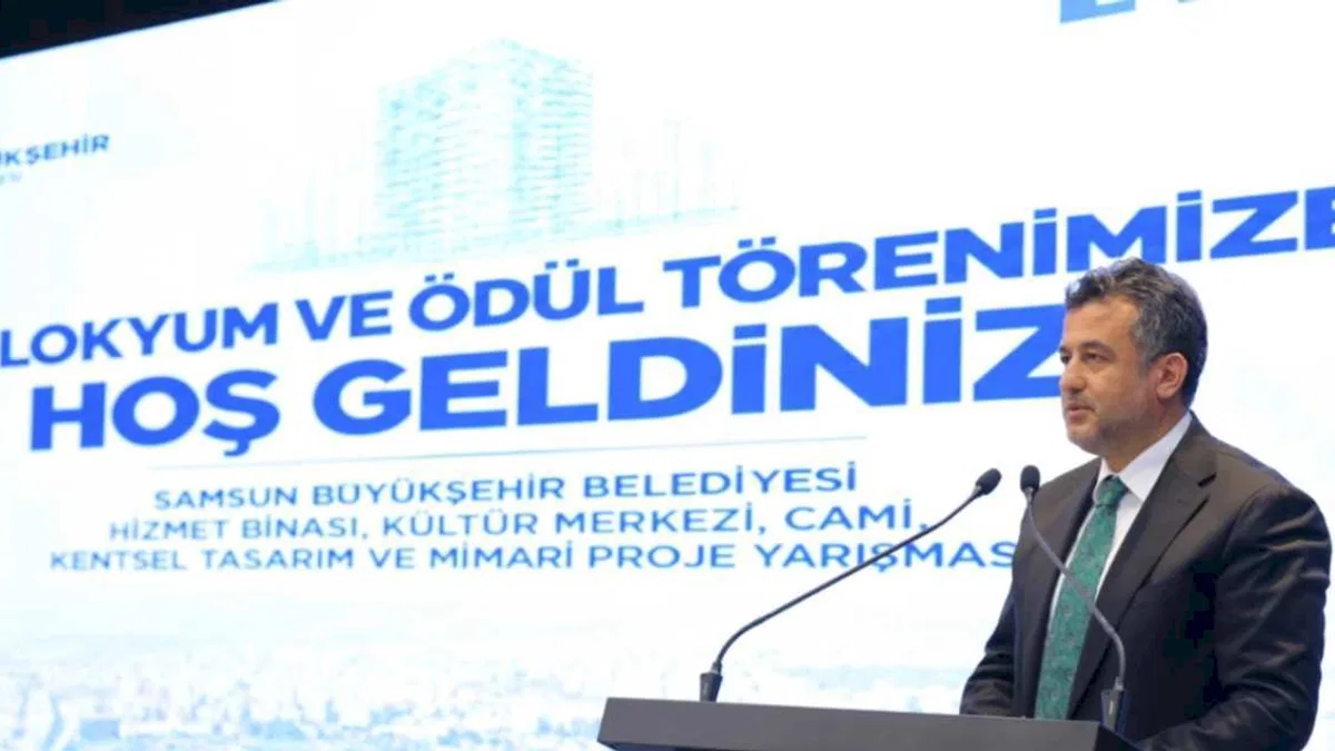 Samsun'da mimari proje yarışması ödülleri sahiplerini buldu