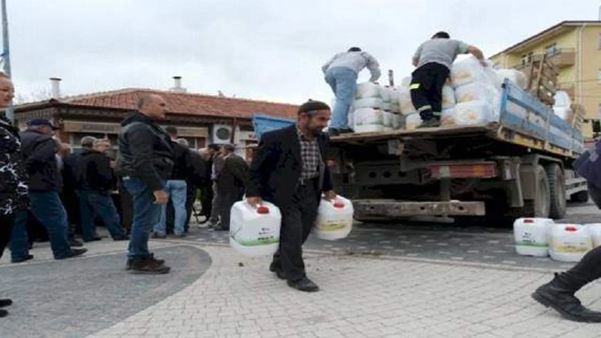 Küçük çiftçiye sıvı gübre desteği