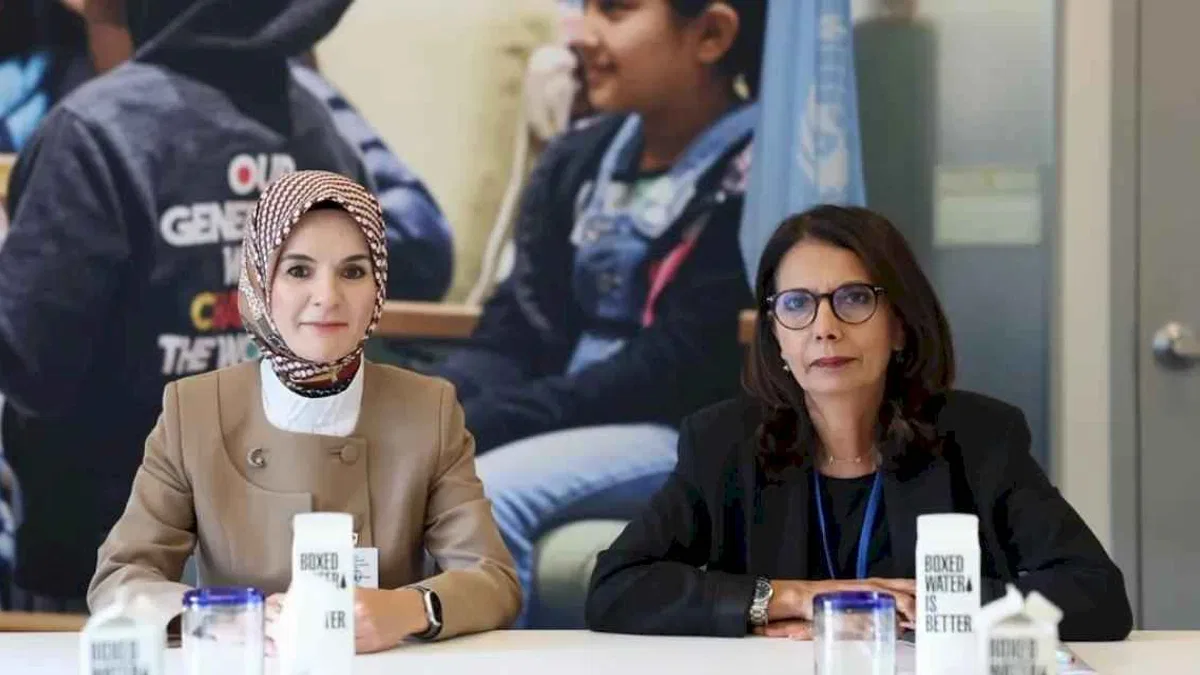 Bakan Göktaş, Najat Maalla M'jid ile buluştu