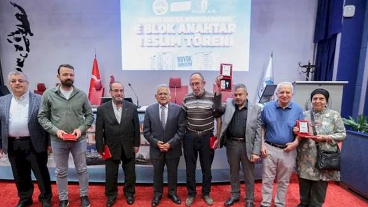 Kayseri Sahabiye Kentsel Dönüşüm'de anahtar teslimi