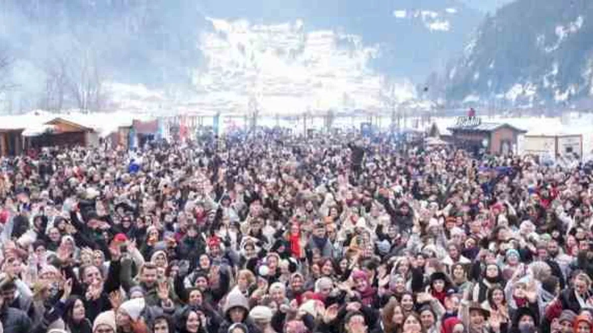 Uzungöl Kış Festivali’nde üçüncü gün coşkusu