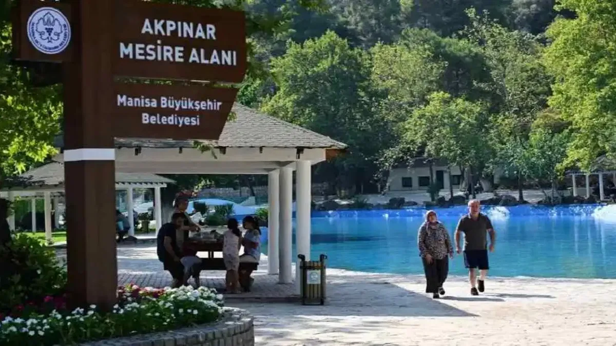 Manisalıların Akpınar Mesire Alanı özlemi sona erdi