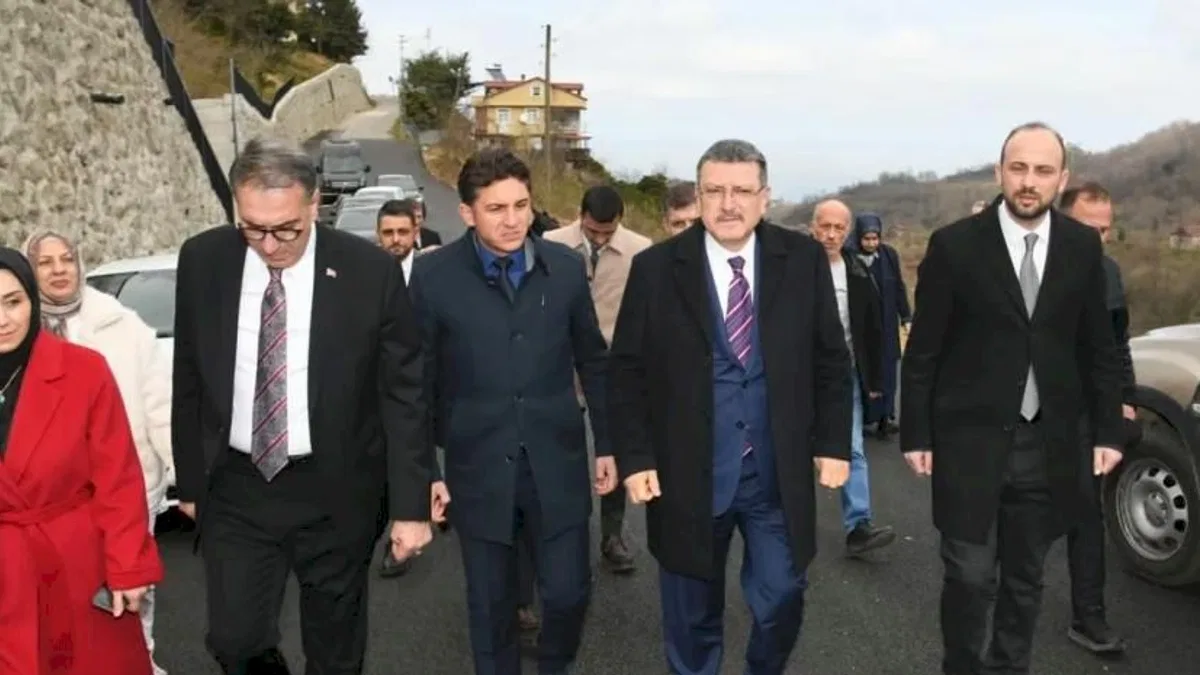 Trabzon'da Başkan Genç Sürmene’de çalışmaları inceledi
