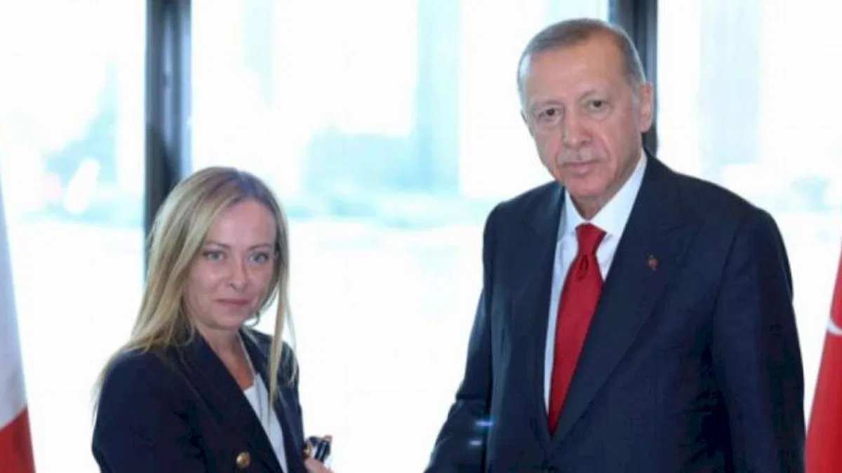 Cumhurbaşkanı Erdoğan Meloni ile görüştü