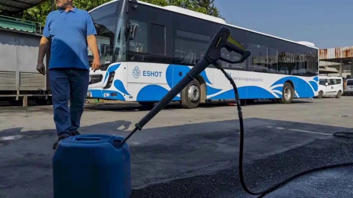 ESHOT’tan bin 100 hanenin kullandığı kadar su tasarrufu