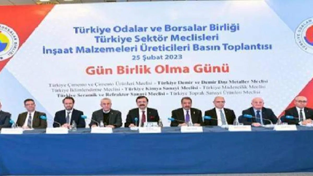 TOBB'dan depremzedelere özel çalışma
