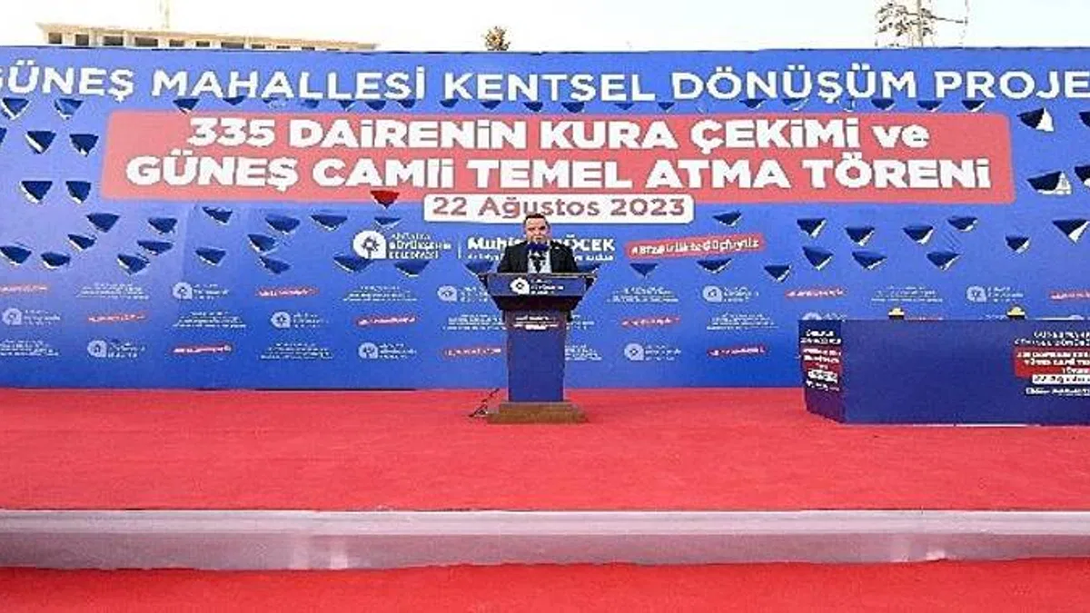 Güneş Mahallesi Kentsel Dönüşümü'nde çifte sevinç