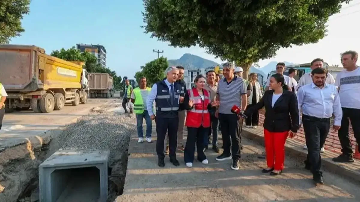 Antalya Konyaaltı'ndaki altyapı yatırımlarına sıkı denetim