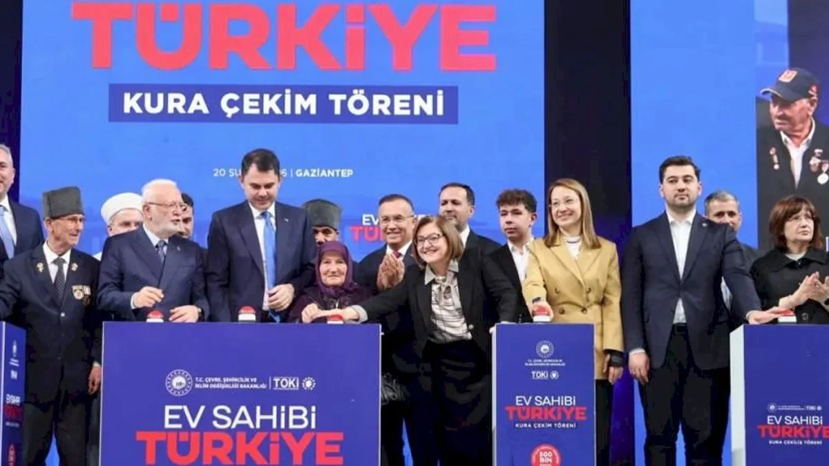Gaziantep’te sosyal konut hak sahipleri belirlendi