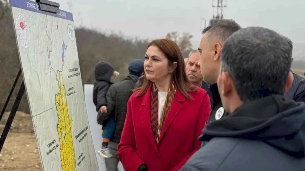 Edirne'de Çömlekköy Barajı’na AK Parti'den yakın mercek