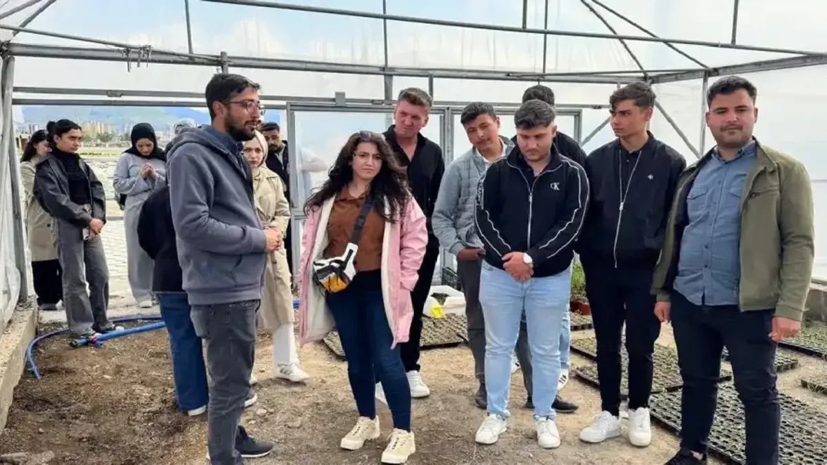 Kayseri'de üniversite öğrencilerine tarım eğitimi