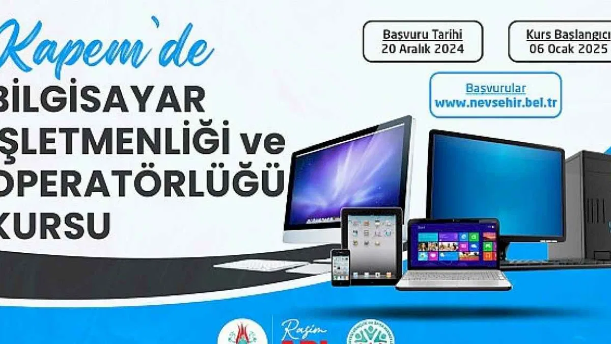 KAPEM'de Bilgisayar İşletmenliği Ve Operatörlüğü Kursu
