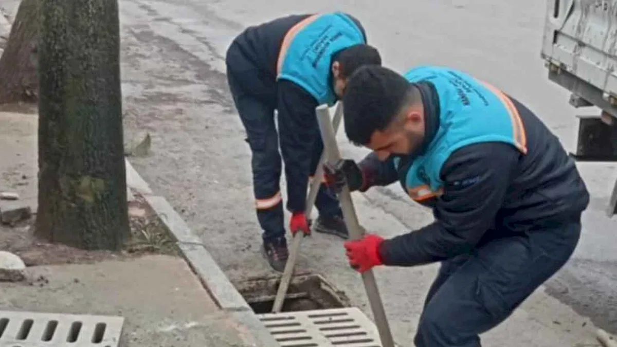 Manisa'da yağışlara karşı önlem