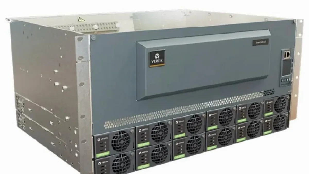 Vertiv, EMEA Bölgesinde Yeni Nesil Ağlar İçin Yüksek Verimli DC Güç Sistemini Tanıttı