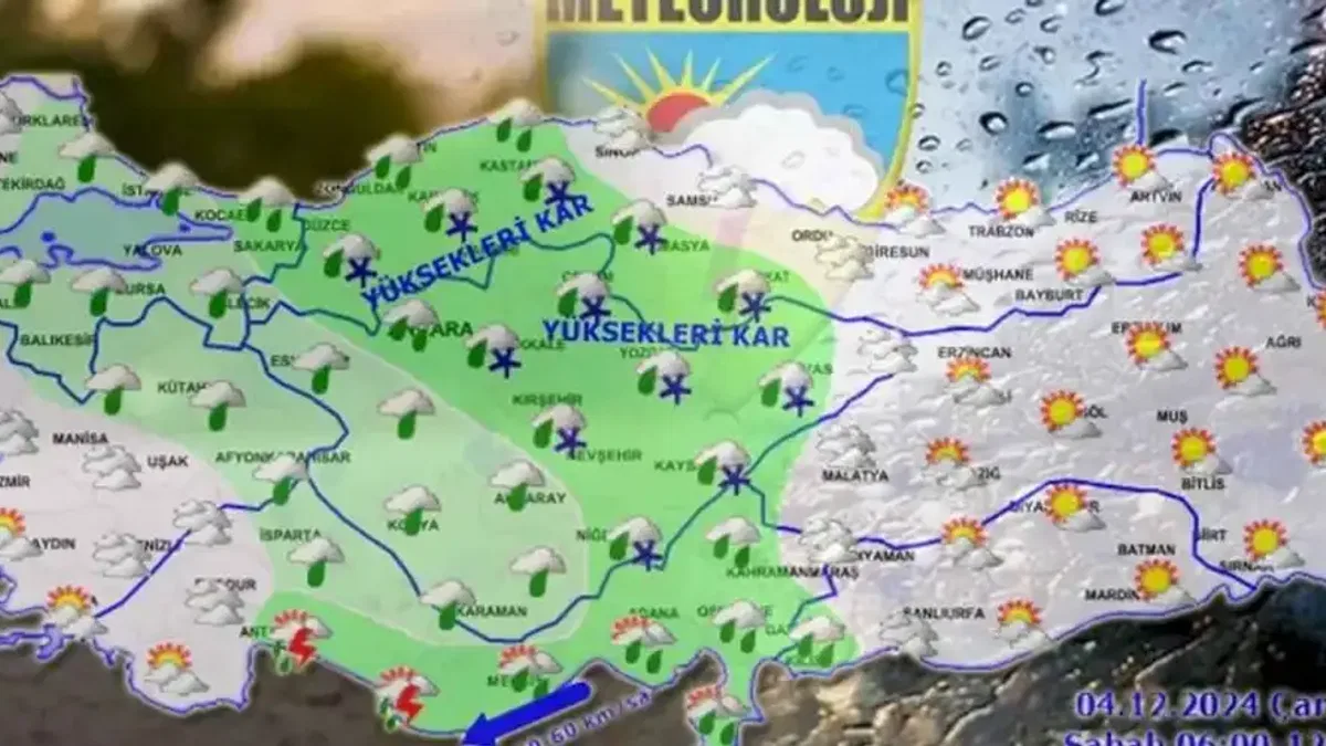 Meteoroloji'den günün raporu geldi! Akdeniz'de fırtına...