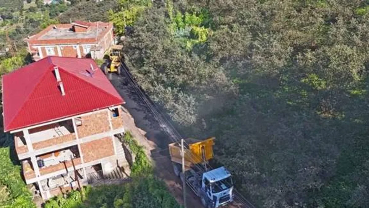 Ordu Ulubey’de asfalt sevinci