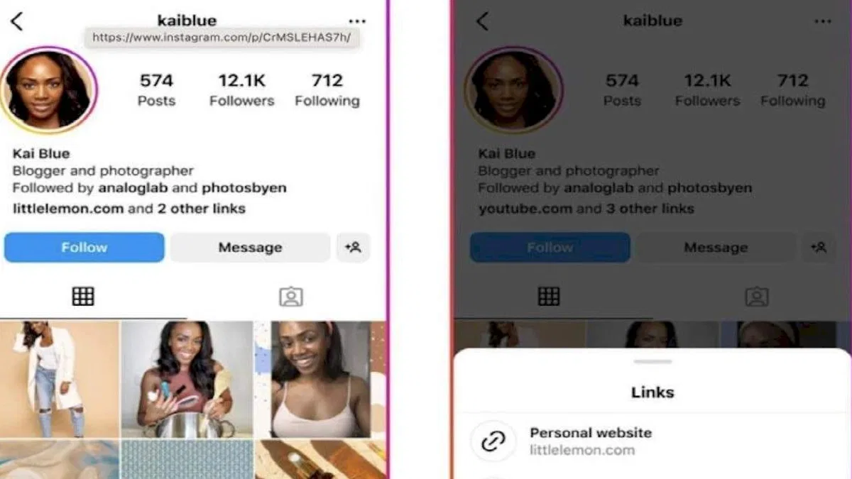 Instagram Biyografisinde Bağlantı Sayısı 5’e Çıkıyor