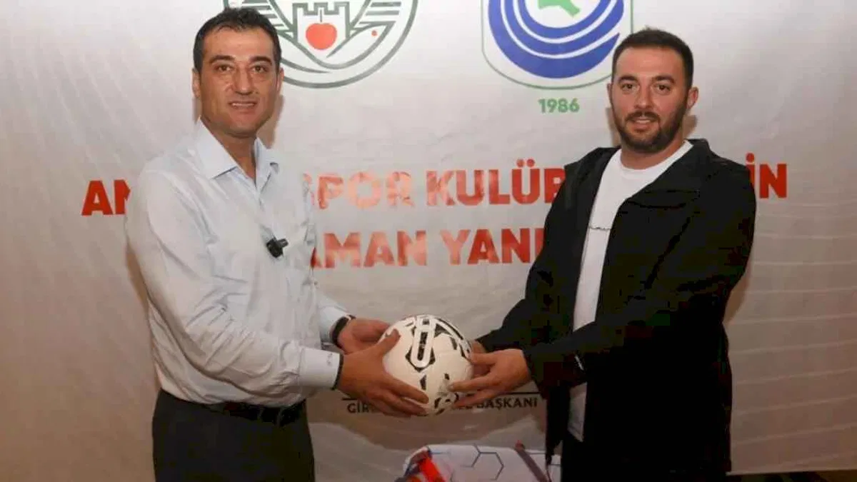 Belediyeden amatör kulüplere malzeme desteği