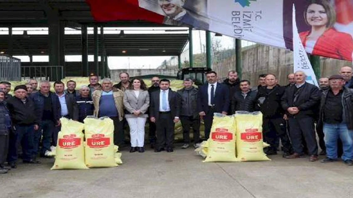 İzmit'ten 840 çiftçiye hibeli gübre desteği