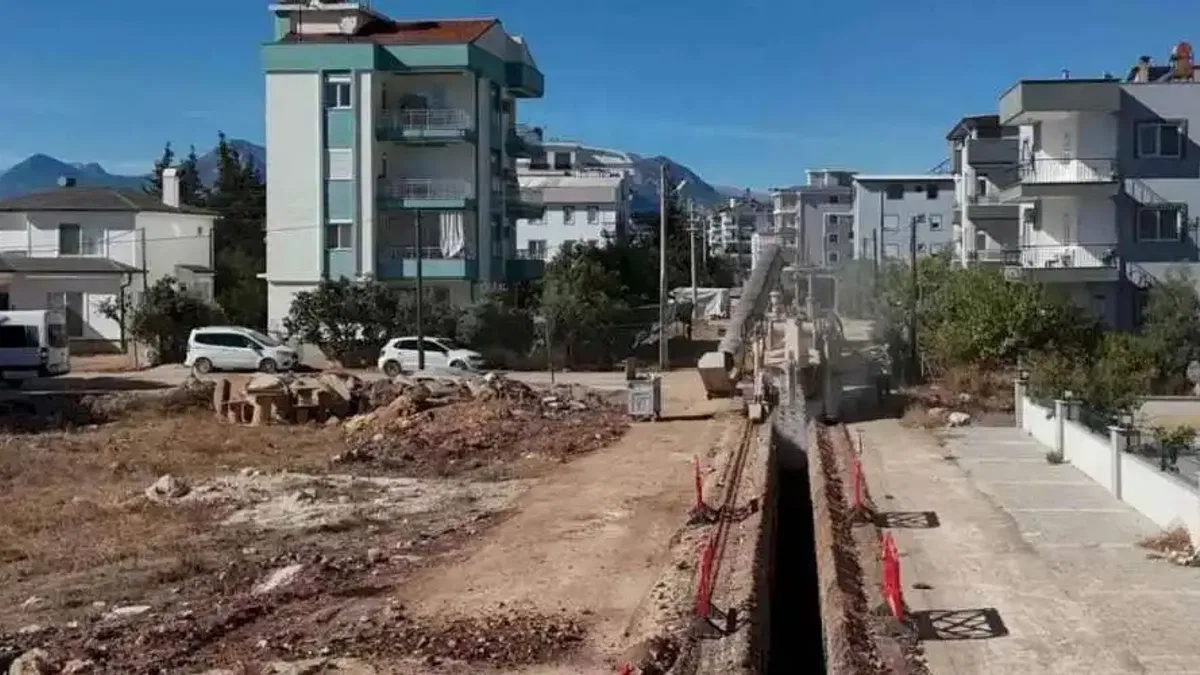 Antalya'da Büyükşehir’den Döşemealtı’na 124 Kilometre Yeni Kanalizasyon Hattı