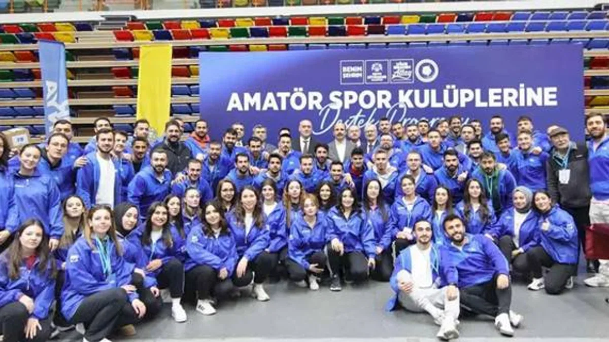 Konya'dan amatör spor kulüplerine 16 milyonluk malzeme desteği