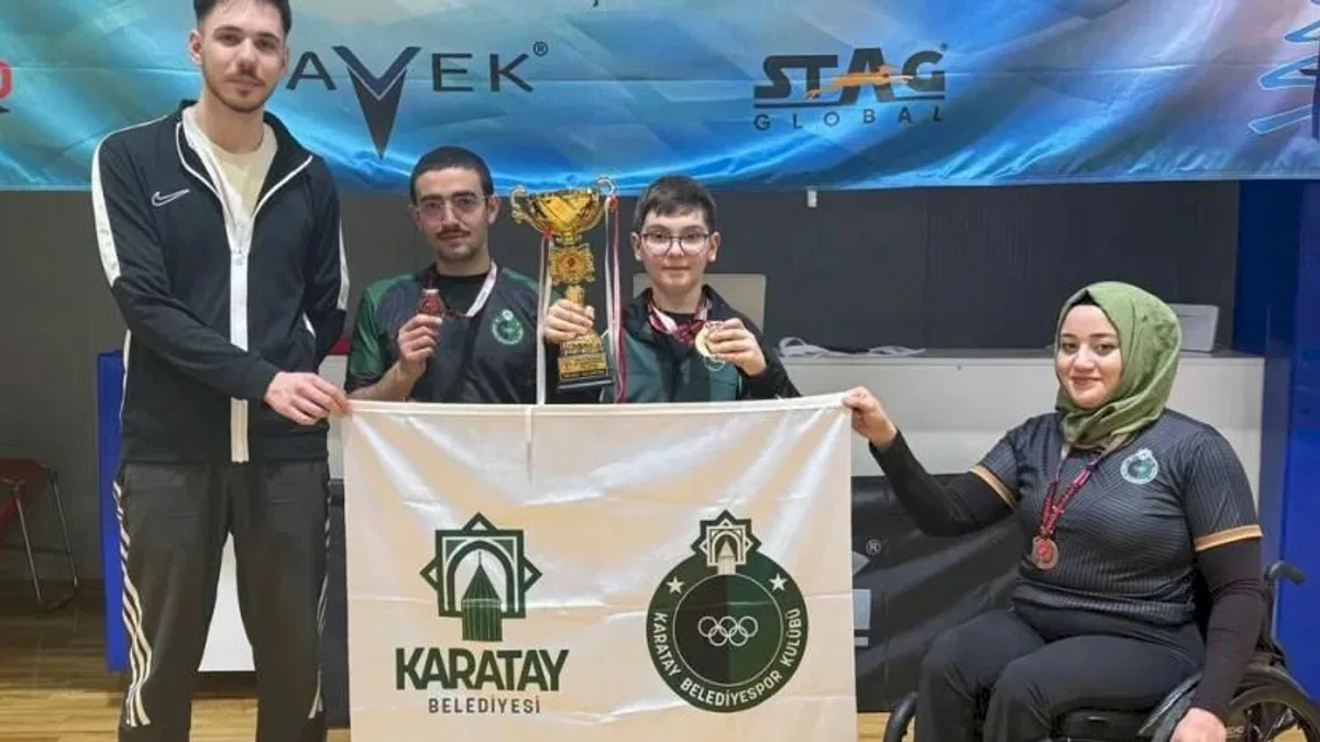 Konya Karataylı sporcular 5 madalya ile döndü