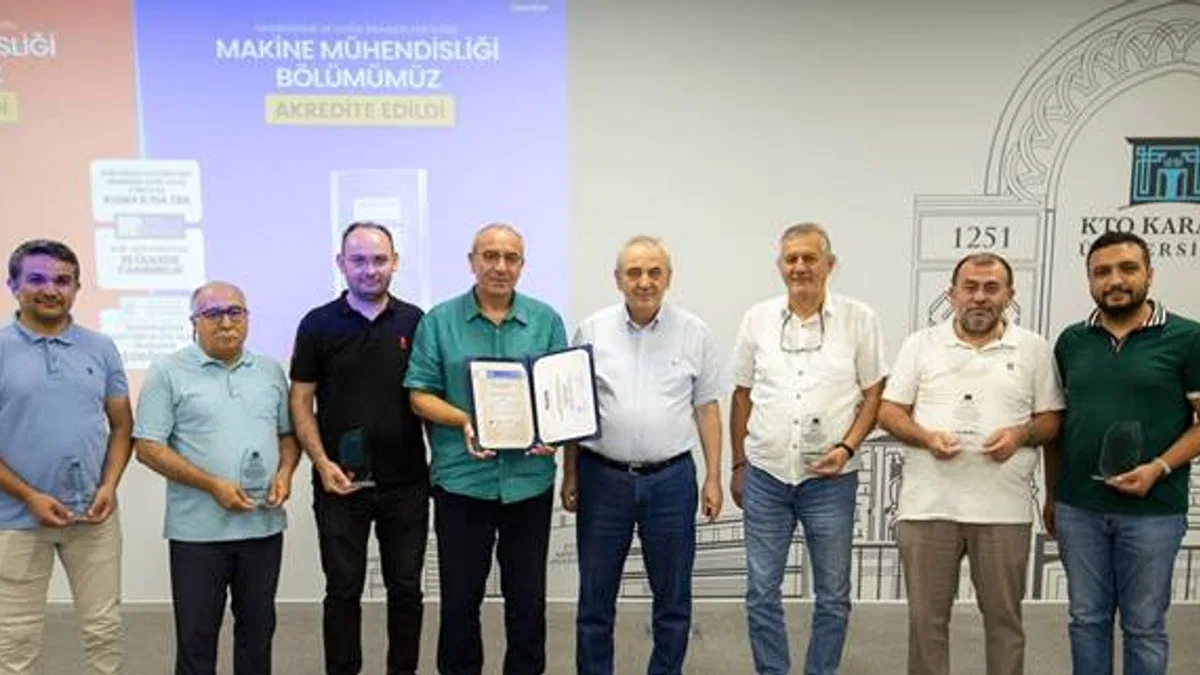 KTO Karatay Üniversitesi Mühendislik Bölümleri Avrupa'da Tanınacak