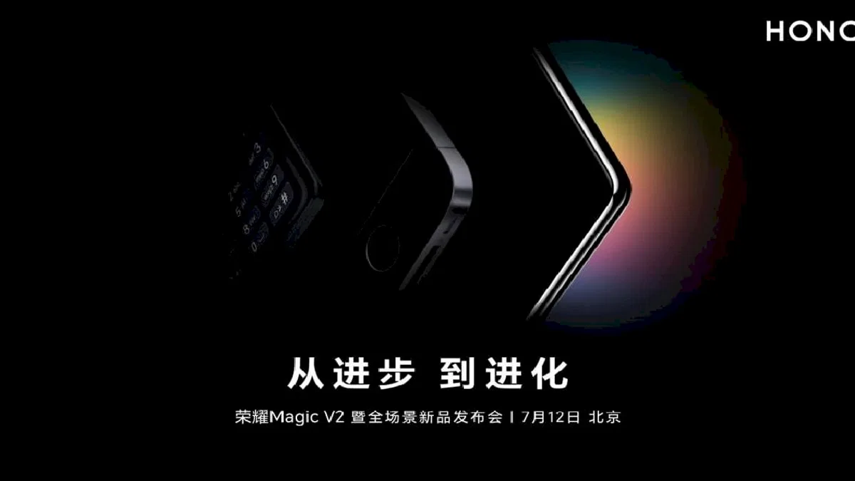 Honor Magic V2 Tanıtım Görseli Yayınlandı